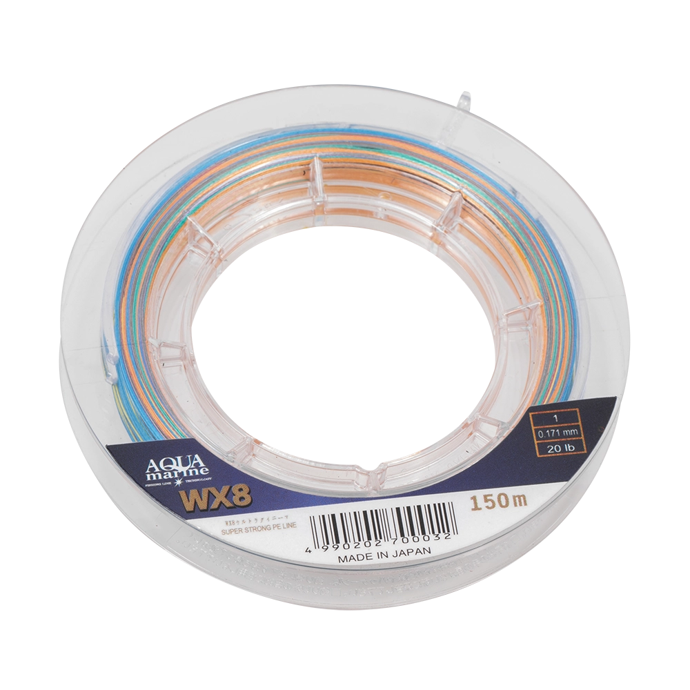Шнур плетеный WX8 SPEED FORCE 1.0 (20 lb; 0.171 мм. 9.06 кг.) 150 м. (мультиколор). Фото №1 Шнур плетеный WX8 SPEED FORCE 1.0 (20 lb; 0.171 мм. 9.06 кг.) 150 м. (мультиколор). Фото №1