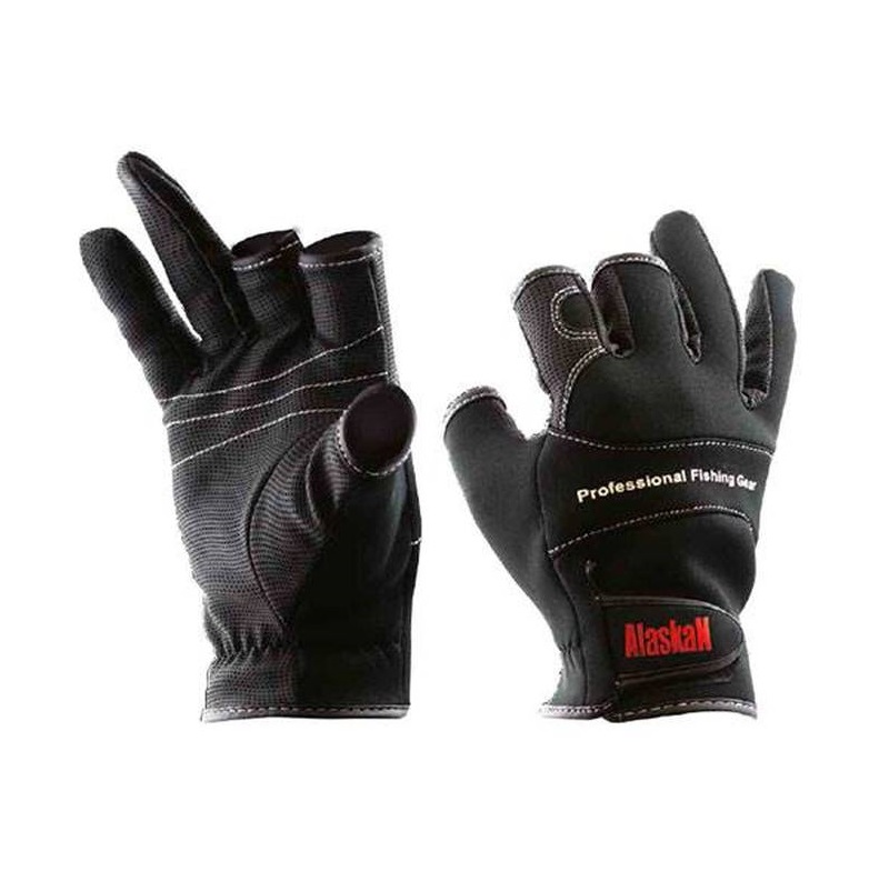 Перчатки спиннингиста Alaskan трехпалые XL (AGSHXL). Фото №2