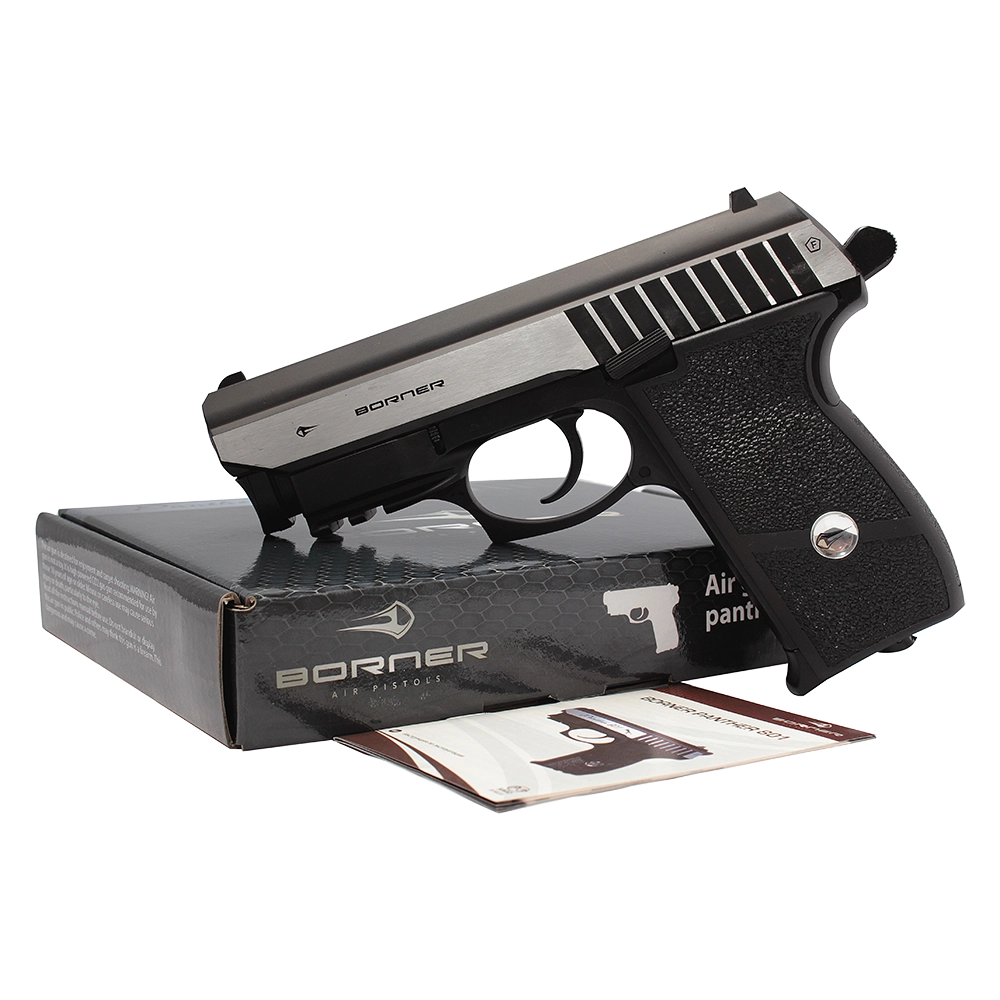 Пистолет пневматический BORNER Panther 801 (blowback), калибр 4,5 мм. Фото №4 Пистолет пневматический BORNER Panther 801 (blowback), калибр 4,5 мм. Фото №4