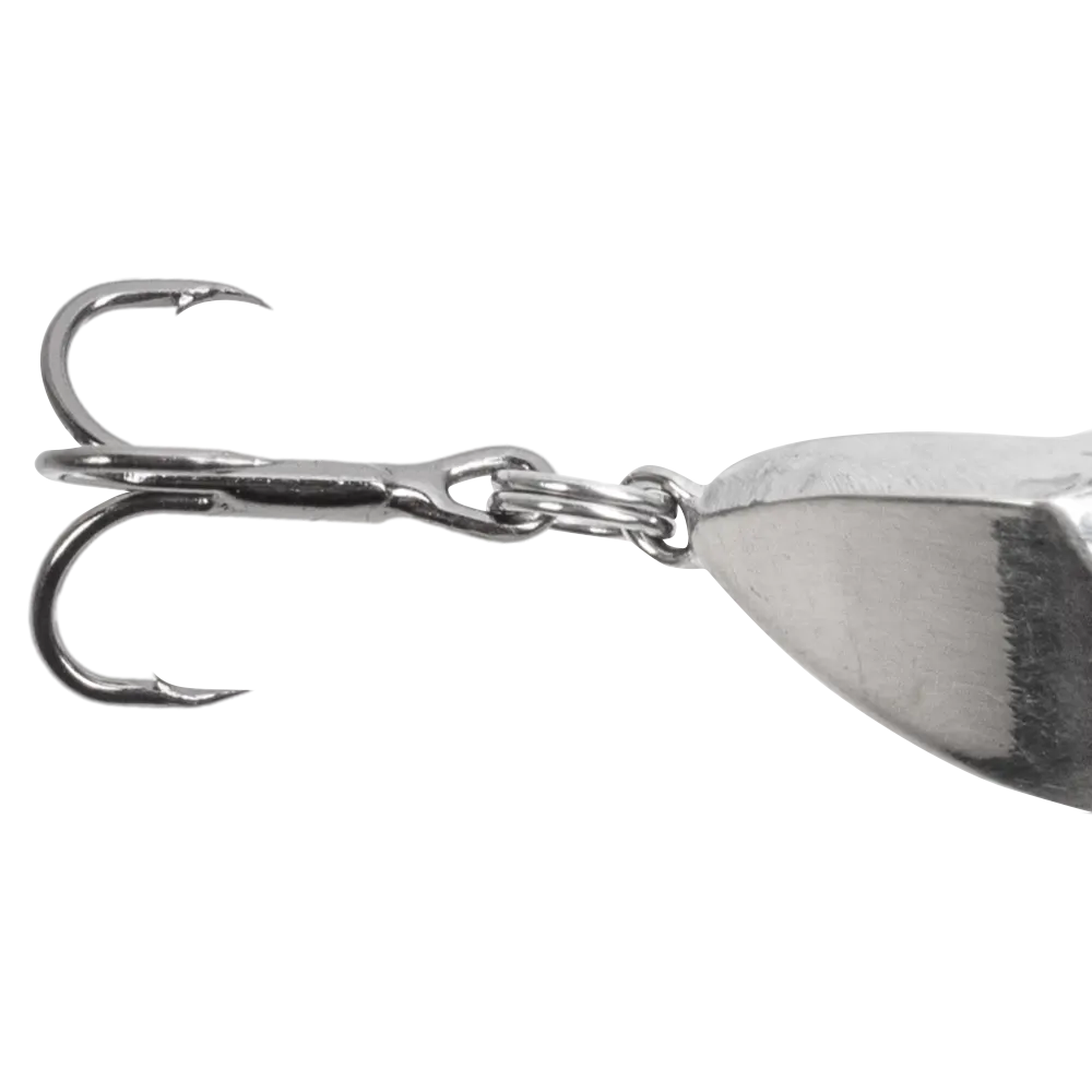 Блесна ЖОР Айгуль 50мм, 16гр, цвет (нейзильбер/нейзильбер). Фото №3