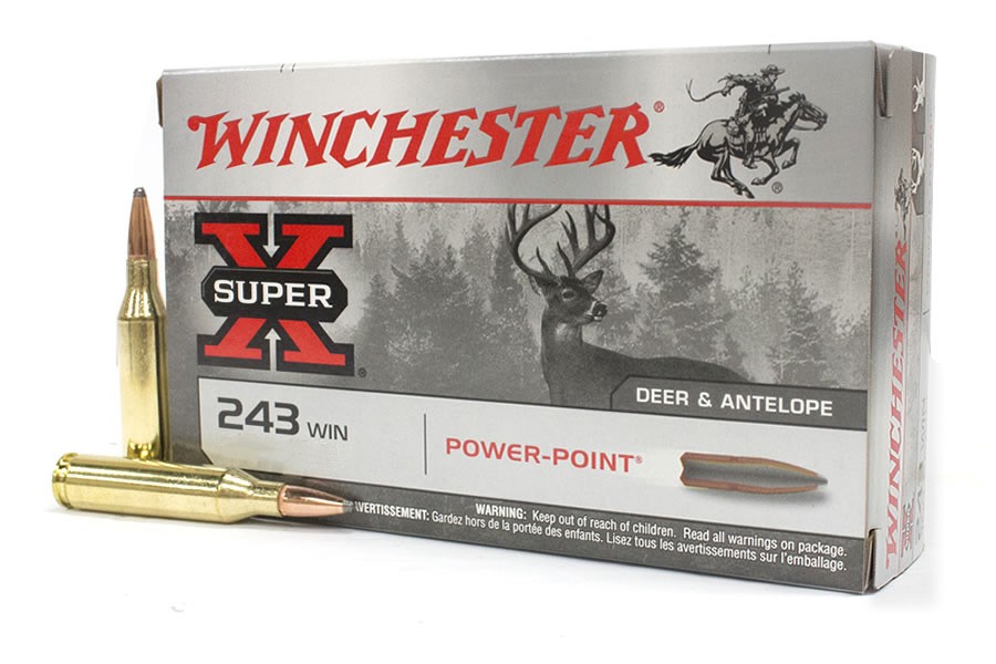 Патрон нарезной WINCHESTER калибр 243REM PP Super X 6,48 гр. 100grn. (в пачке 20 шт.). Фото №2
