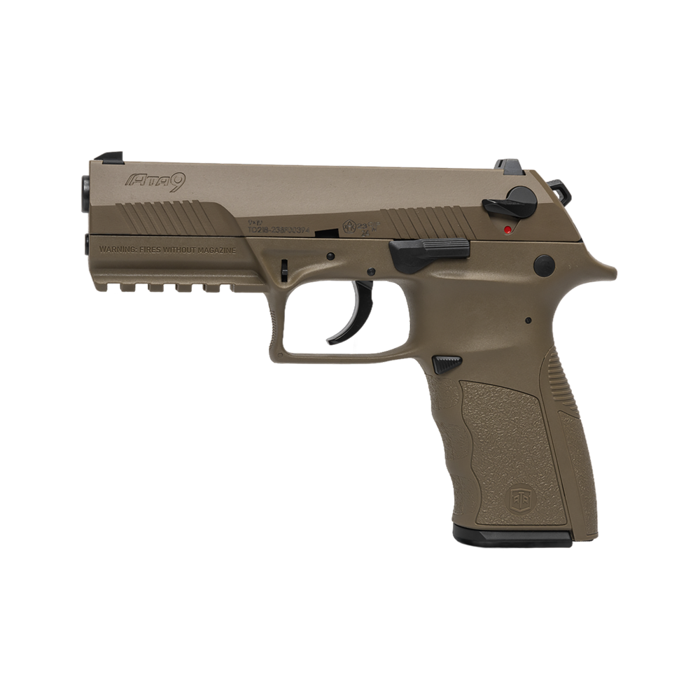 Пистолет АТА9 калибр 9*19 мм, FDE, серый затвор, серая рамка. Фото №5 Пистолет АТА9 калибр 9*19 мм, FDE, серый затвор, серая рамка. Фото №5