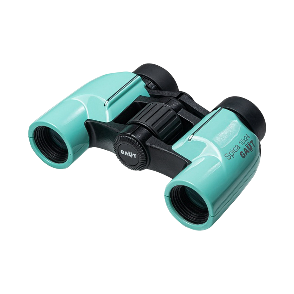 Бинокль GAUT Spica 10x24, Porro-призмы BAK4 бирюзовый. Фото №2