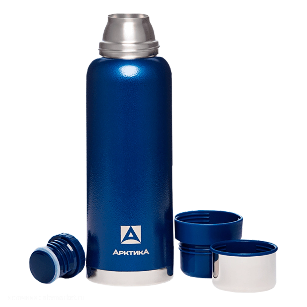 Термос бытовой, вакуумный (для напитков), тм "Арктика", 1200 мл, арт. 106-1200(синий). Фото №1 Термос бытовой, вакуумный (для напитков), тм "Арктика", 1200 мл, арт. 106-1200(синий). Фото №1