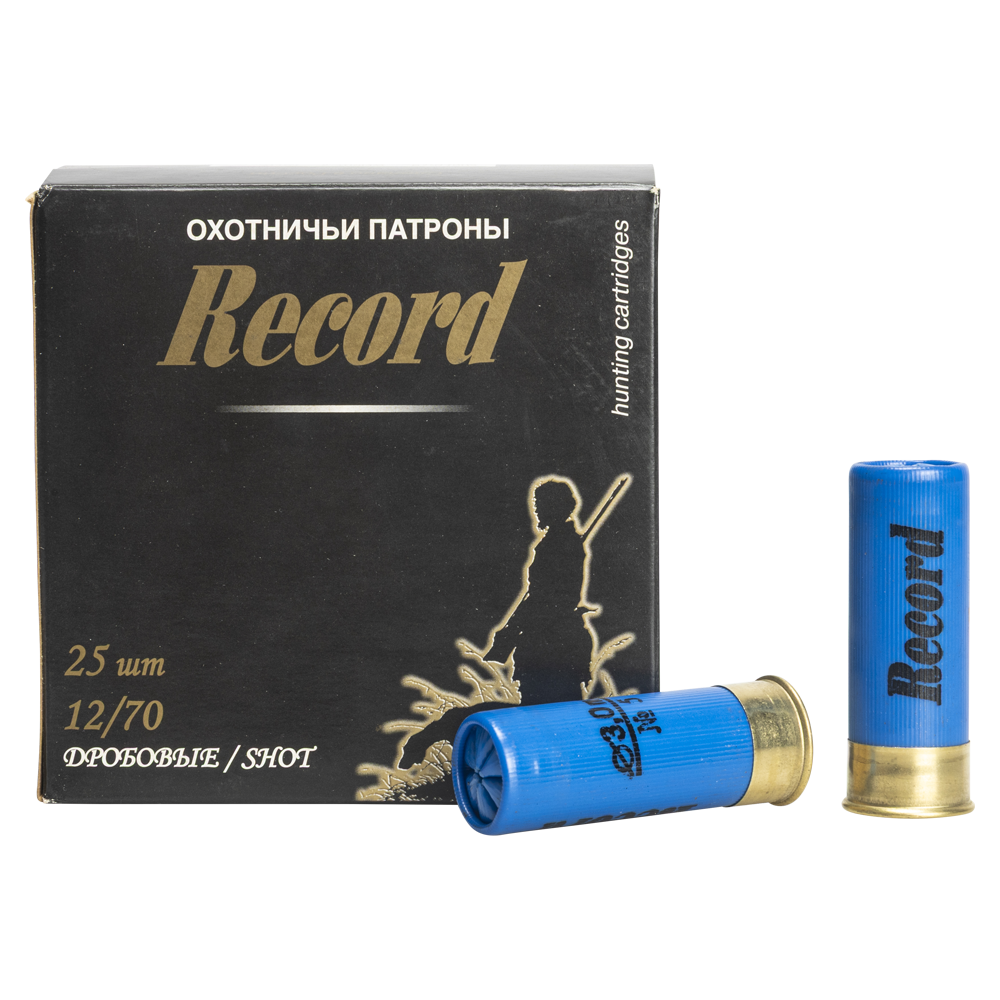 Патрон "Рекорд - Оптима" 12/70 №5 32 гр. (пачка 25 шт, короб., 250). Фото №1