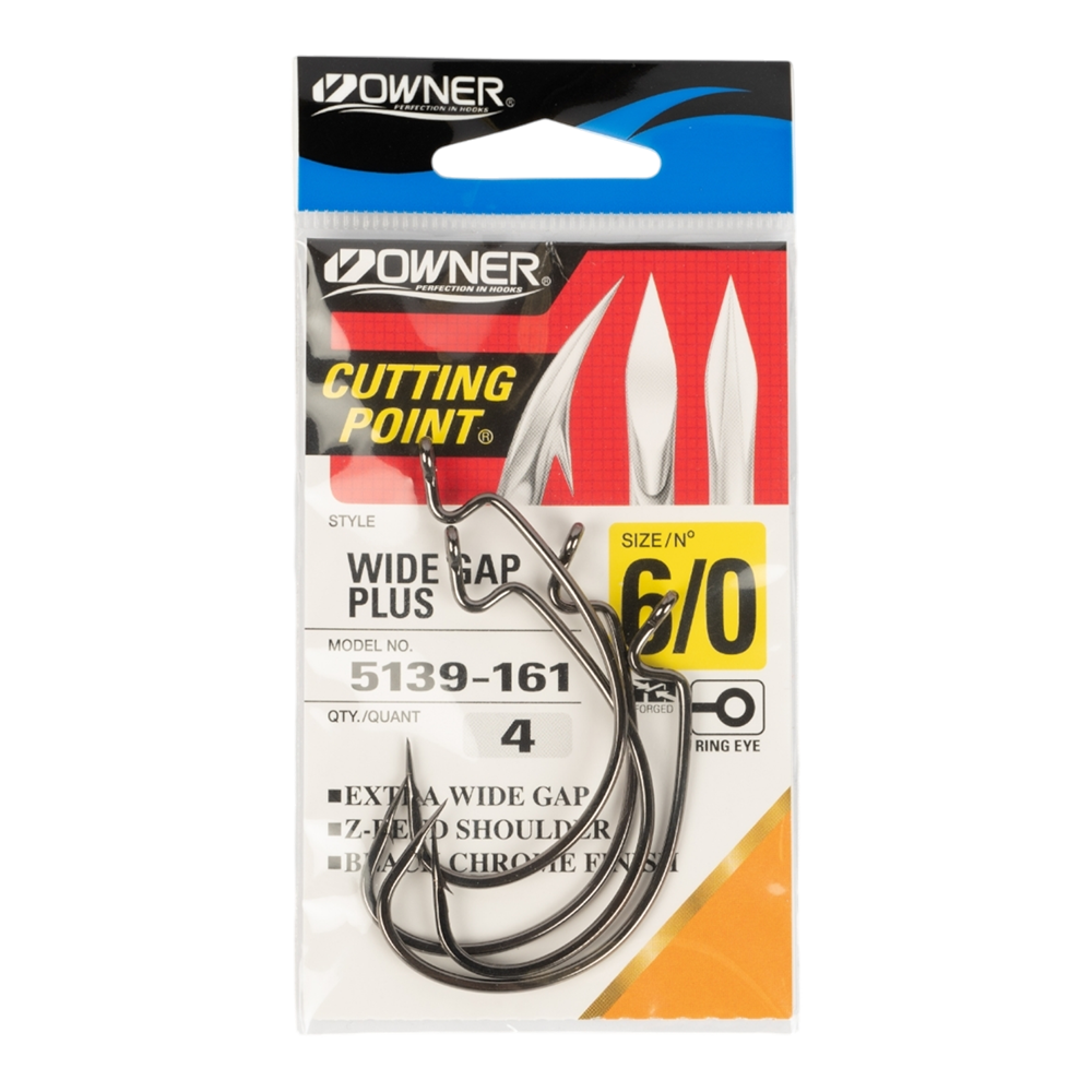 Крючок Owner 5139 Wide Gap Plus №  6/0 (4шт. упак). Фото №1