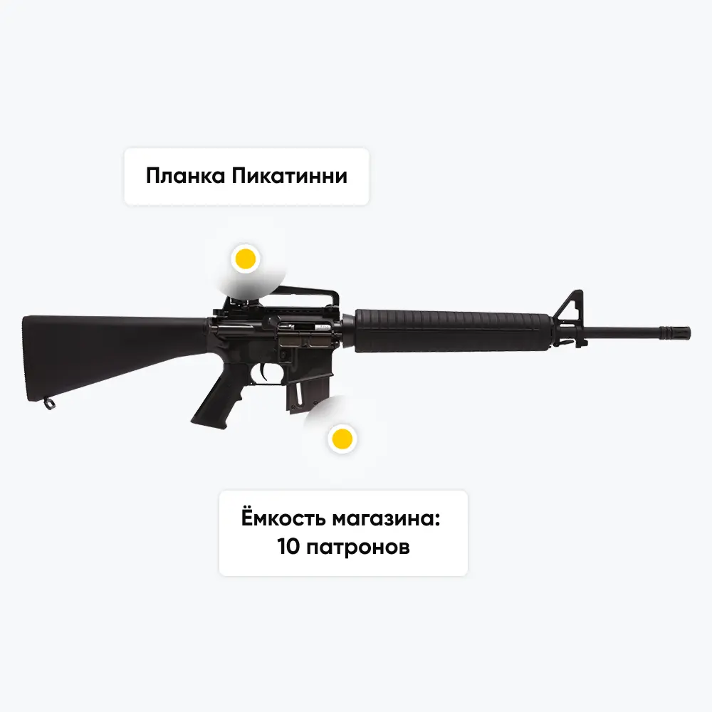 Карабин Walther Colt M16, калибр 22Lr (190032) (Semiauto). Фото №11