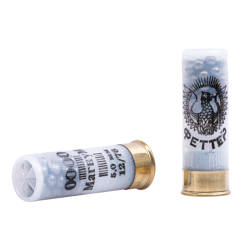 Патрон ФЕТТЕР МАГНУМ Биор 12/76 дробь № 0000, 42-44гр. (в пачке 15 шт.) (в коробке 120 шт.). Фото №2