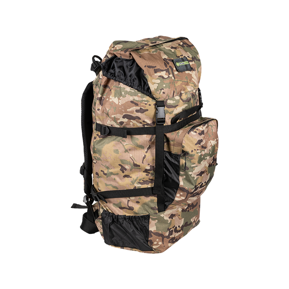 Рюкзак Huntsman Кодар ткань Оксфорд/Рип-Стоп PVC цвет Мультикам (Объем 70 л). Фото №2