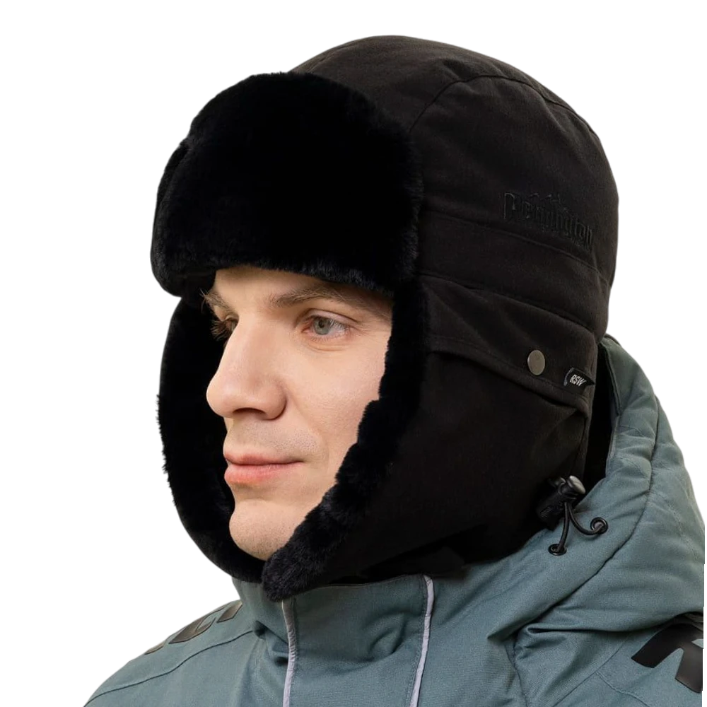 Шапка ушанка Remington Disguise Black, р. L-XL. Фото №1