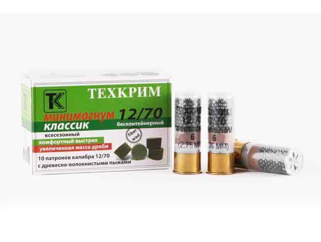Патрон Техкрим 12/76 Магнум Классик № 00 (в коробке 10 шт). Фото №1