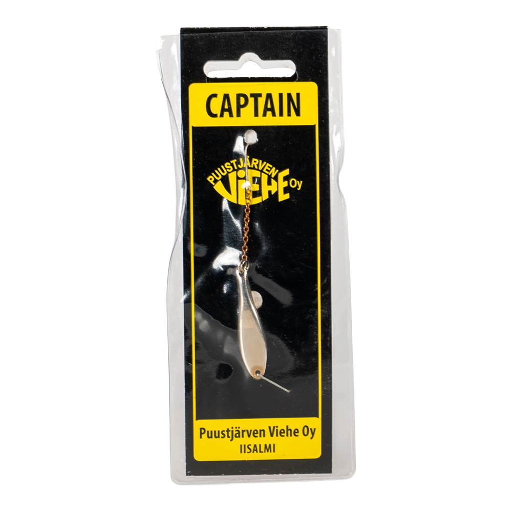 Блесна Puustjarven Captain 38мм, 5гр, цвет (Mes/Hop) цепочка-крючок. Фото №1