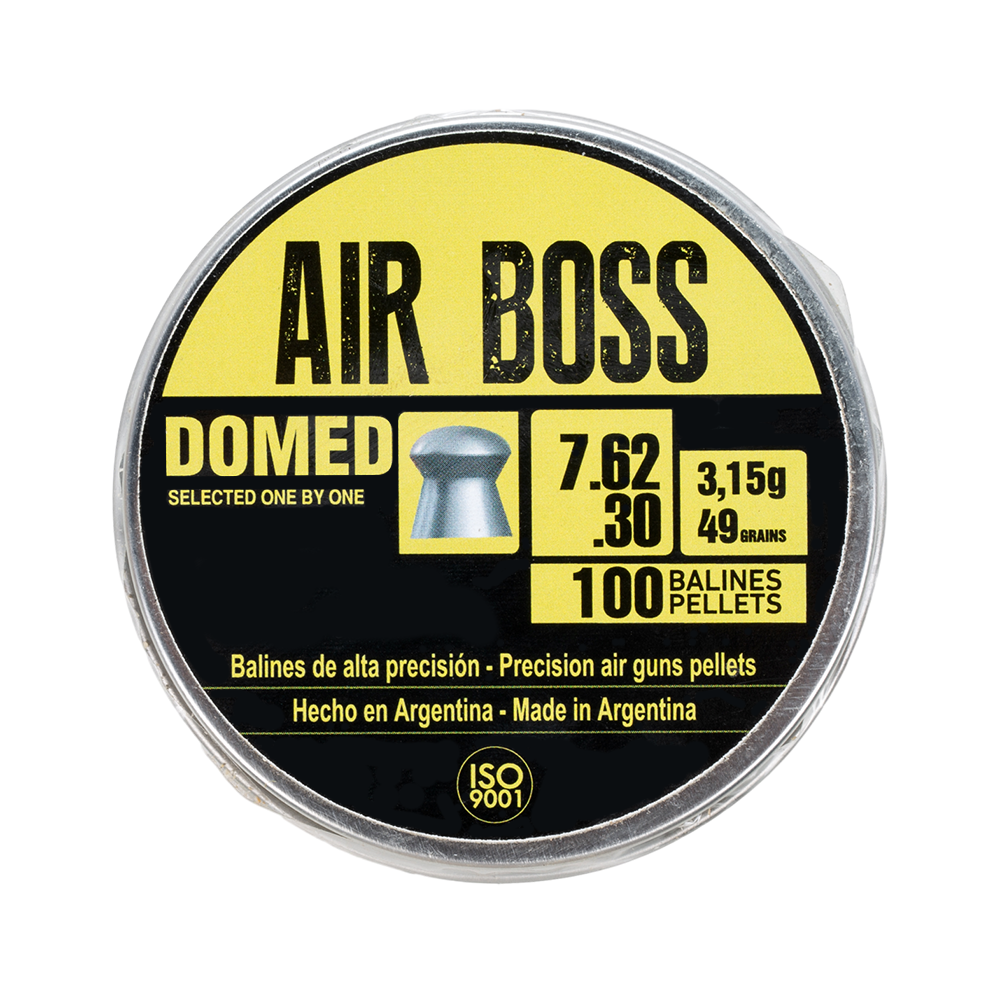 Пуля пневматическая APOLO AIR BOSS " Domed", 7.62 3,15 гр. (100 шт.). Фото №1 Пуля пневматическая APOLO AIR BOSS " Domed", 7.62 3,15 гр. (100 шт.). Фото №1