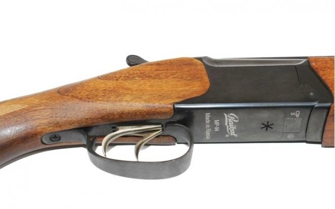 Ружье комбинированное МР-94 калибр 7,62х51/12x76 (+смен. пара стволов. 12/76 и 725мм) орех, р.з., д.н. . Фото №7