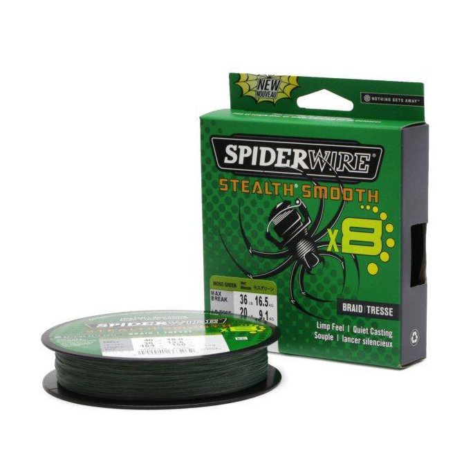 Леска плетеная SPIDERWIRE "Ulracast Ultimate Green" 0.35mm (110m) (36.5kg) (8 Carrier) (зеленая) (12. Фото №1