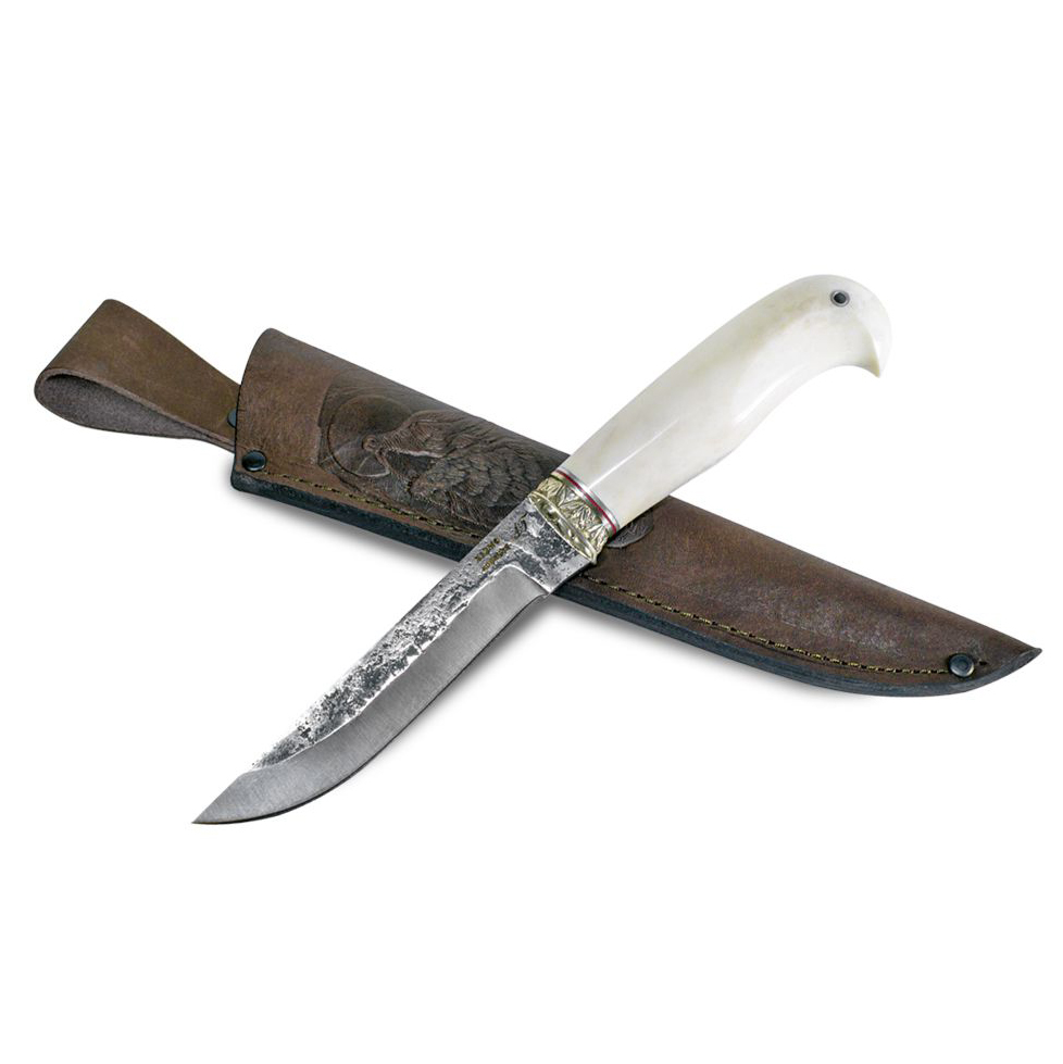 Нож "Ласка" Х12ФМ (с рисунком+ литье) (Кашулин). Фото №2