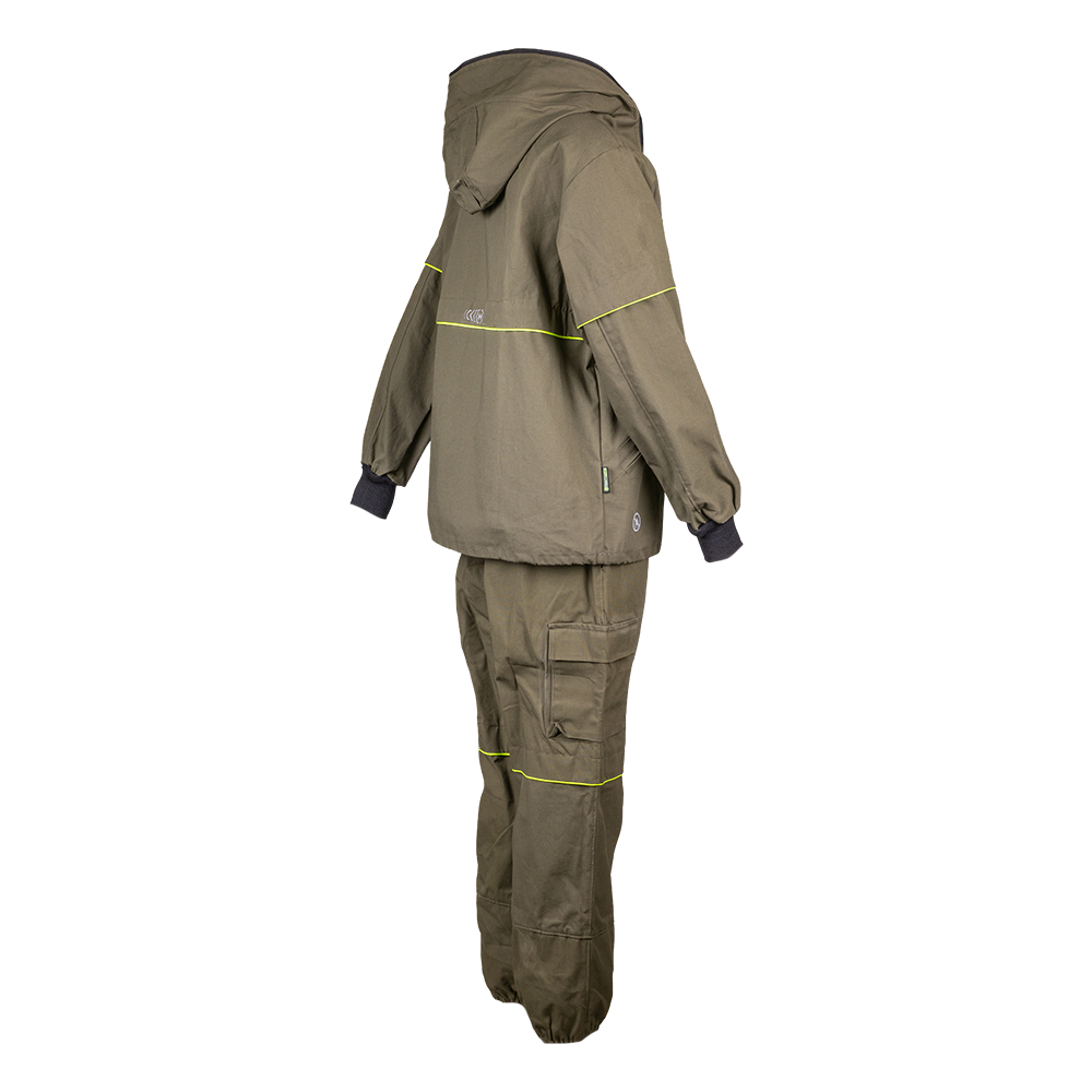 Костюм летний Антигнус-Люкс с ловушками и пыльниками цвет Хаки ткань Палатка. Фото №4