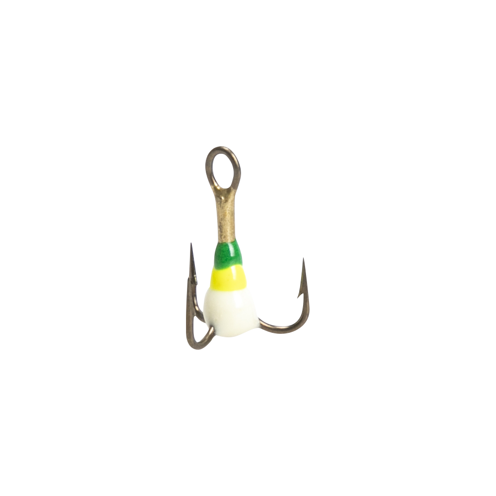 Крючок-тройник для приманок Lucky John с каплей цвет. разм012/GYF. Фото №1 Крючок-тройник для приманок Lucky John с каплей цвет. разм012/GYF. Фото №1