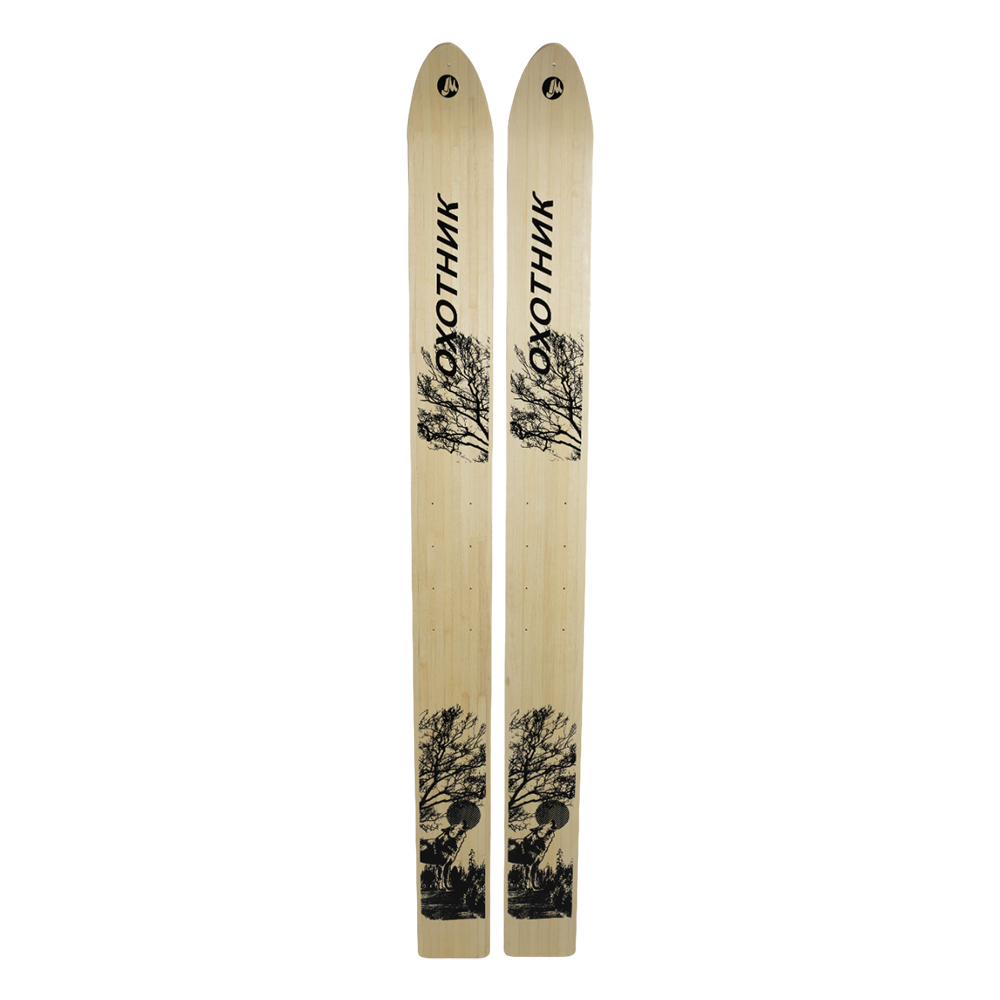 Лыжи "Охотник" 175см (дерево) . Фото №1 Лыжи "Охотник" 175см (дерево) . Фото №1