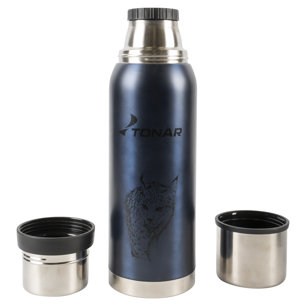 Термос 1200ML синий (2 крышки-кружки) Рысь (HS.TM-055-BL) TONAR. Фото №3 Термос 1200ML синий (2 крышки-кружки) Рысь (HS.TM-055-BL) TONAR. Фото №3