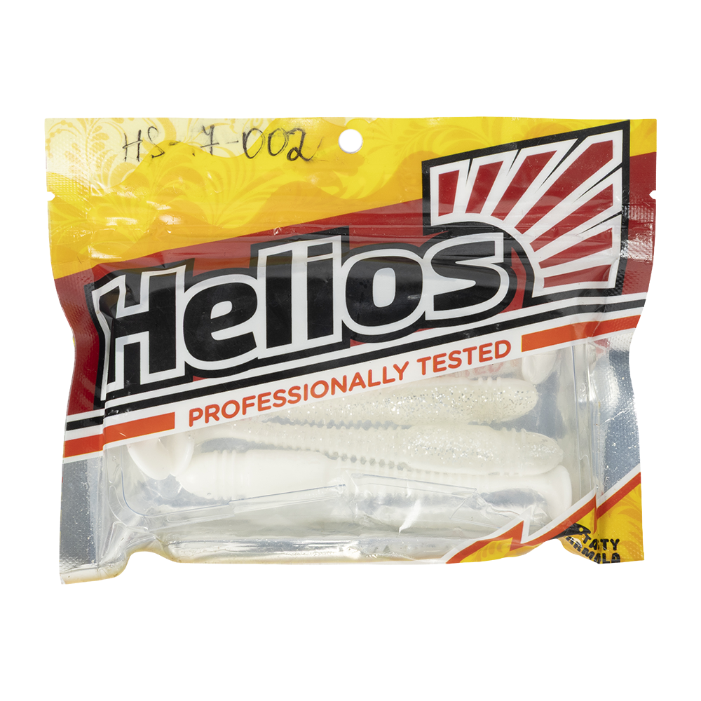 Виброхвост Helios Minoga 3,75"/9.5 см White & Sparkles 5шт. (HS-17-002). Фото №1 Виброхвост Helios Minoga 3,75"/9.5 см White & Sparkles 5шт. (HS-17-002). Фото №1