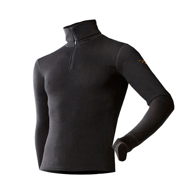 Футболка Norveg Hunter с дл. рукавом и высоким воротом на молнии цвет черный, разм. M. Фото №1 Футболка Norveg Hunter с дл. рукавом и высоким воротом на молнии цвет черный, разм. M. Фото №1