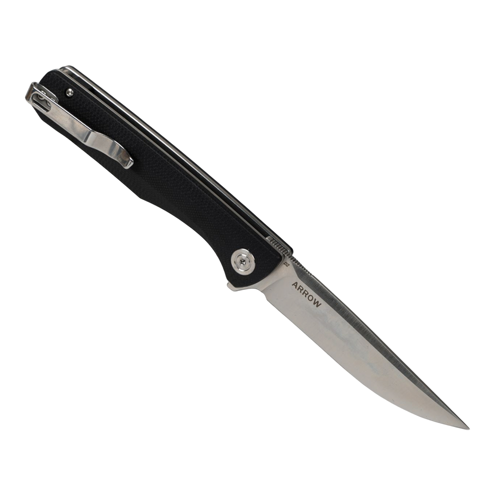 Нож складной Кизляр Arrow клинок D2, рукоять G10, черный. Фото №1
