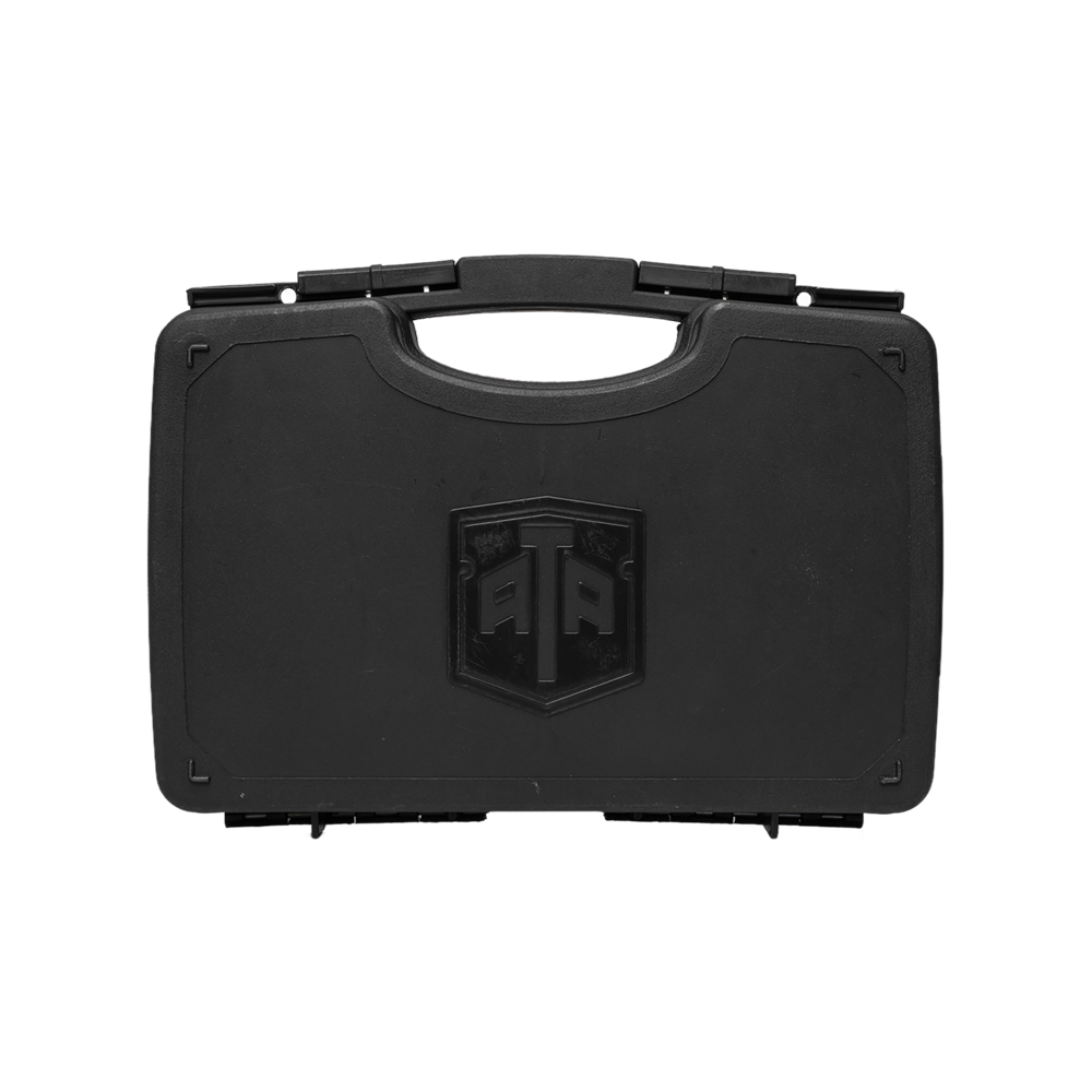 Пистолет АТА9 калибр 9*19 мм, FDE, черный затвор, серая рамка. Фото №3