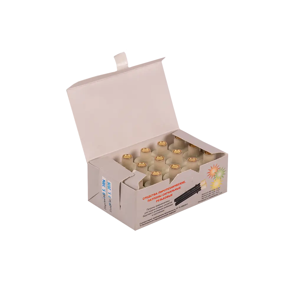 Патрон сигнальный резьбовой 15 шт (Тула) (100 в упаковке). Фото №3