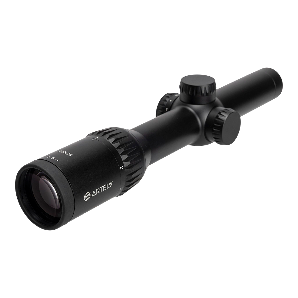 Прицел оптический ARTELV 1-6x24 SFP, 30 mm, CRS с подсветкой fiber. Фото №1