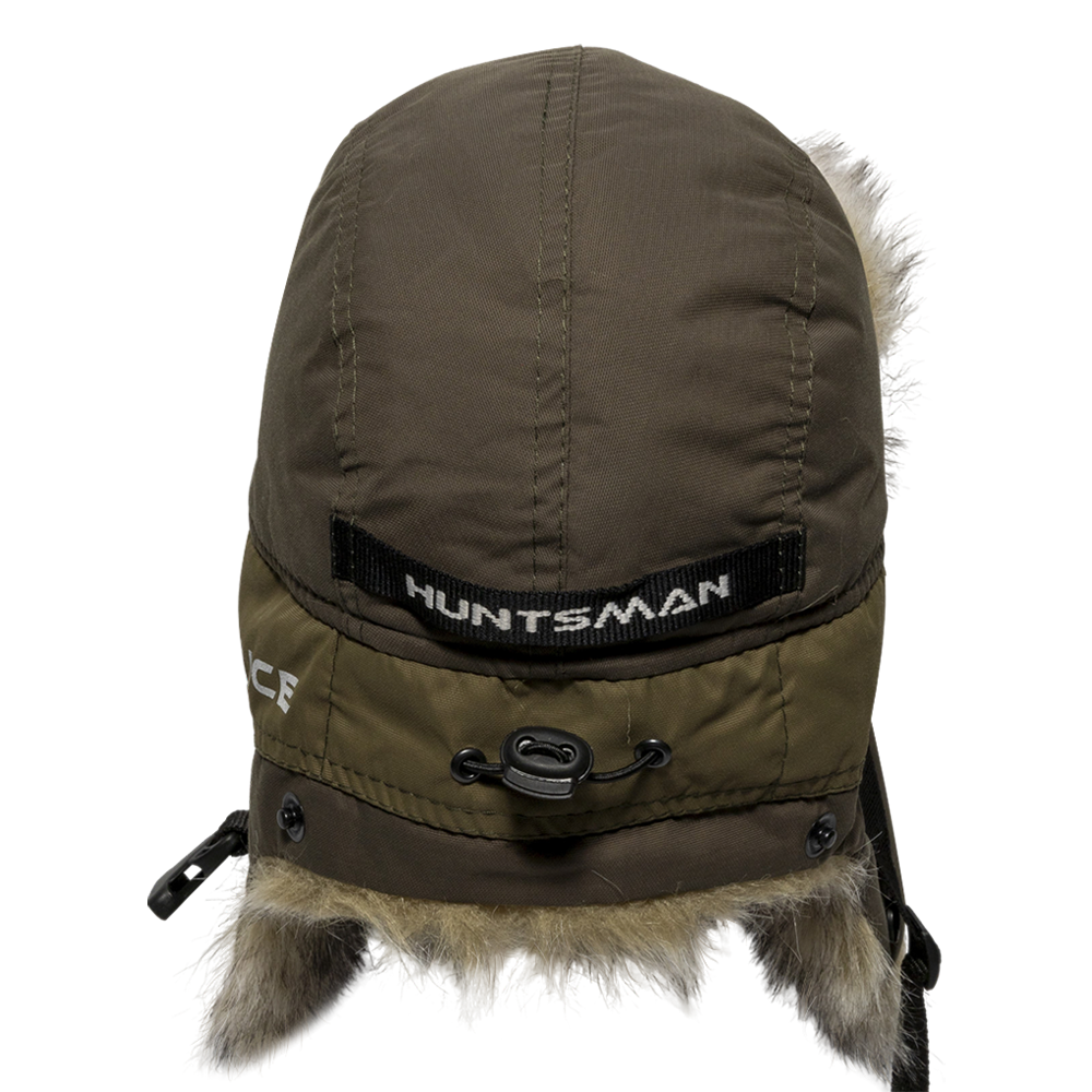 Шапка ушанка зимняя Yukon Ice цвет Хаки ткань Breathable (Размер 56-58). Фото №4