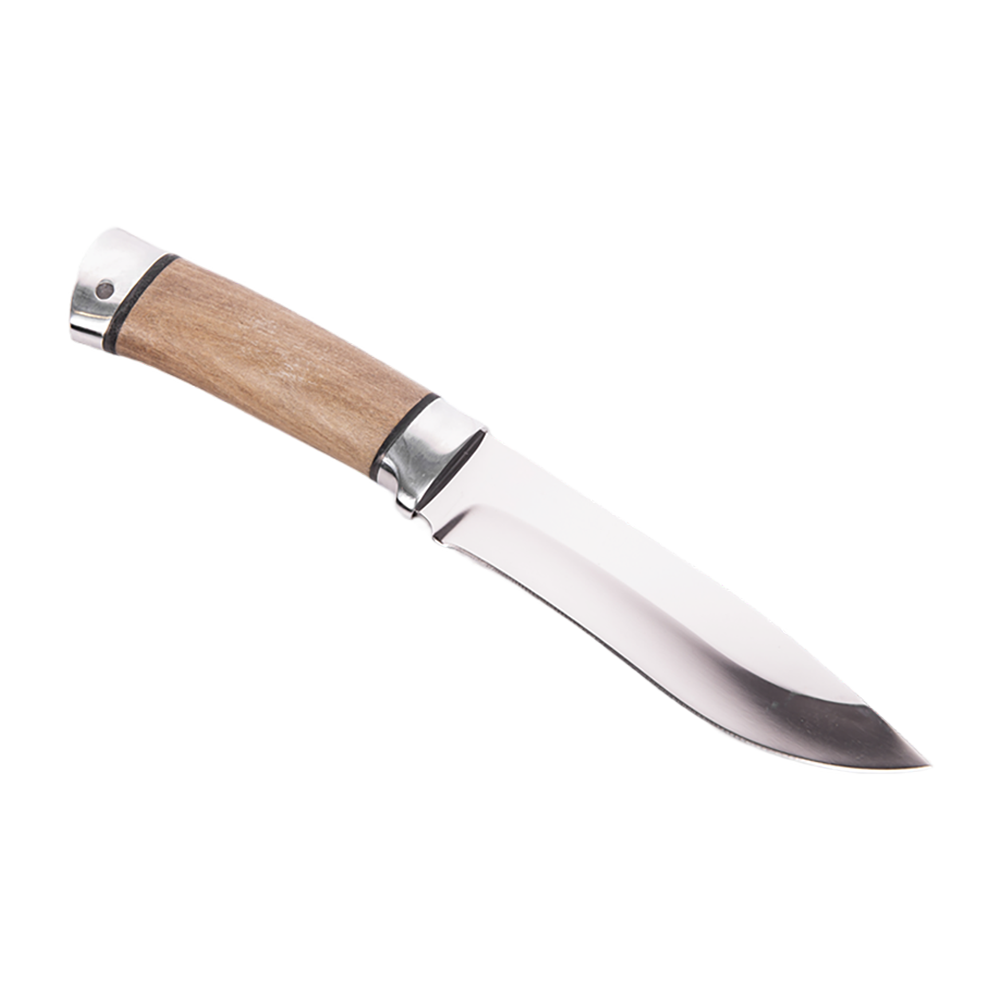 Нож ЗЗОСС, Н6, клинок ст. ЭИ107, рукоять дюраль, орех. Фото №3