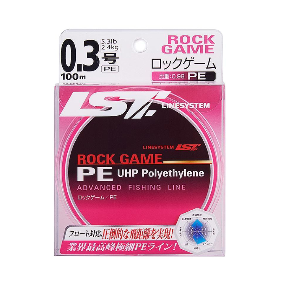 Плетёный шнур LINESYSTEM Rock Game PE 100m #0.3 pink. Фото №1