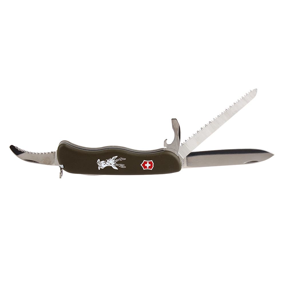 Нож Victorinox Hunter OD, 111мм, зеленый. Фото №2