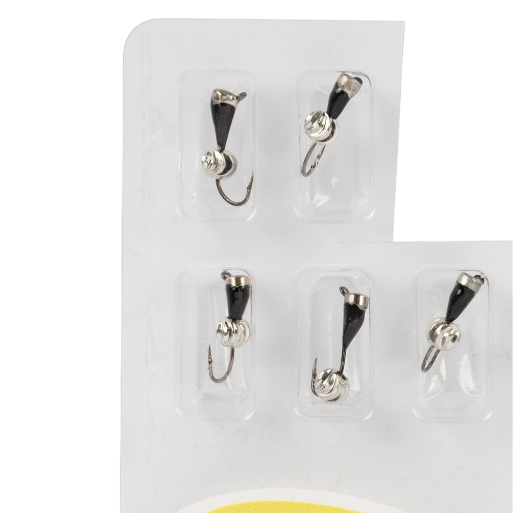 Мормышка вольфрамовая Зеленый мыс "Гвоздик с колпачком" 2,0мм, зефир серебро (15шт. упак.). Фото №3