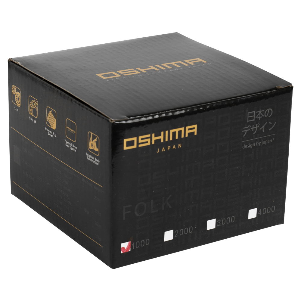 Катушка безынерционная Oshima Folk 1000 (bb 5+1; gr 5.1:1/6.4:1). Фото №6 Катушка безынерционная Oshima Folk 1000 (bb 5+1; gr 5.1:1/6.4:1). Фото №6