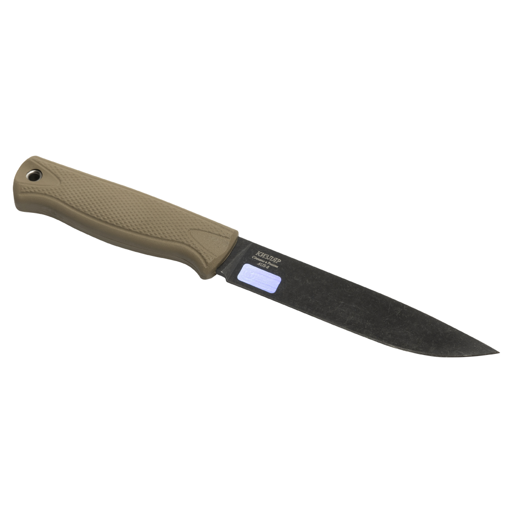 Нож Кизляр "Otus" (рукоять эластрон), цвет: пустынный. Фото №3 Нож Кизляр "Otus" (рукоять эластрон), цвет: пустынный. Фото №3