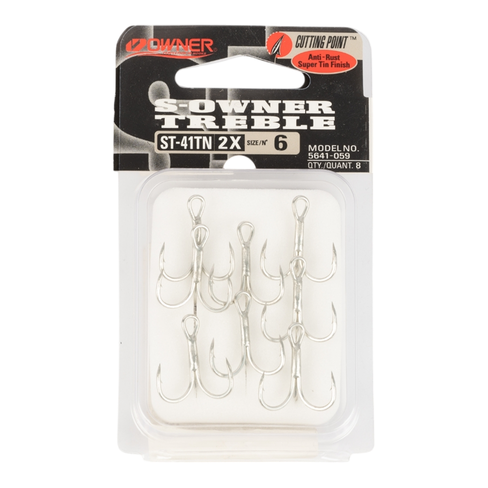 Крючок тройной Owner ST-41TN №6 (8шт). Фото №1