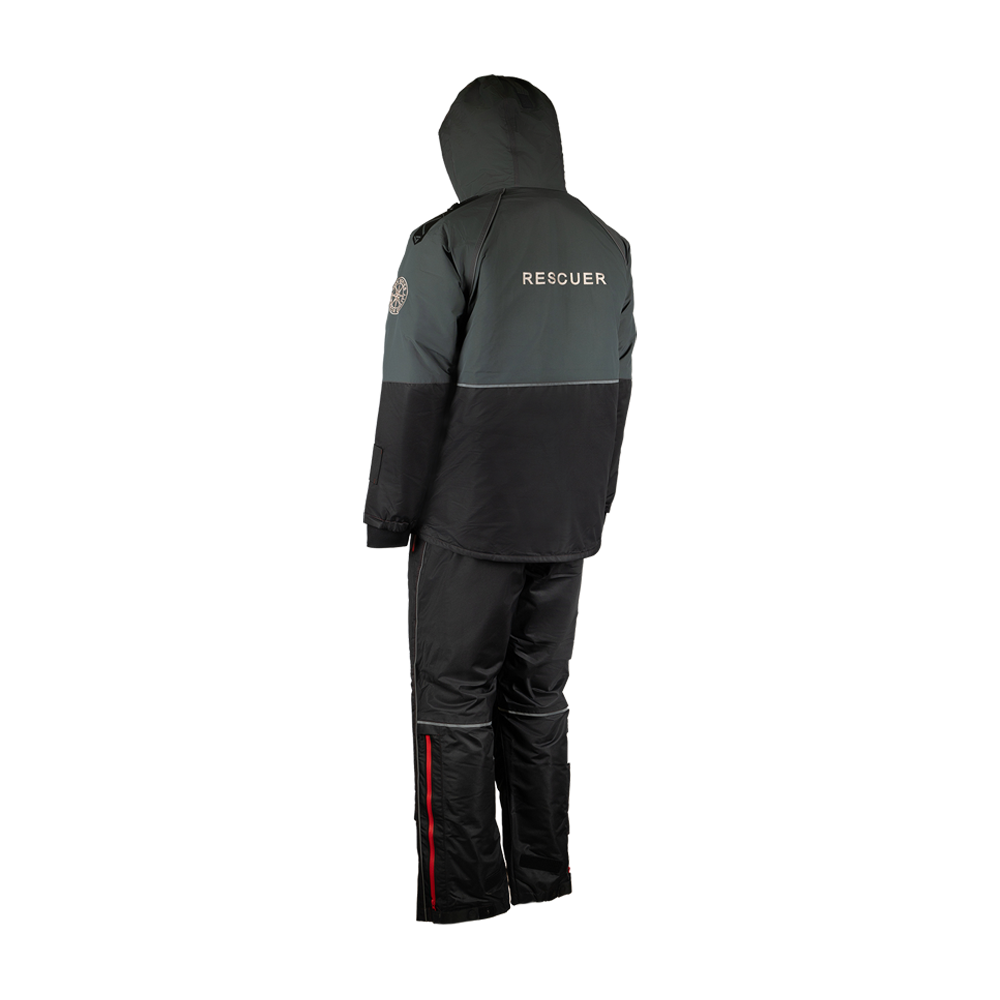 Костюм-поплавок мужской зимний "Rescuer VII comfort", hardguard, серый р. 50-52/176. Фото №3 Костюм-поплавок мужской зимний "Rescuer VII comfort", hardguard, серый р. 50-52/176. Фото №3