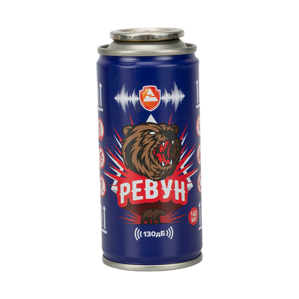 Запасной Баллон для звукового сигнального устройства«РЕВУН»,аэрозоль(140мл). Фото №1