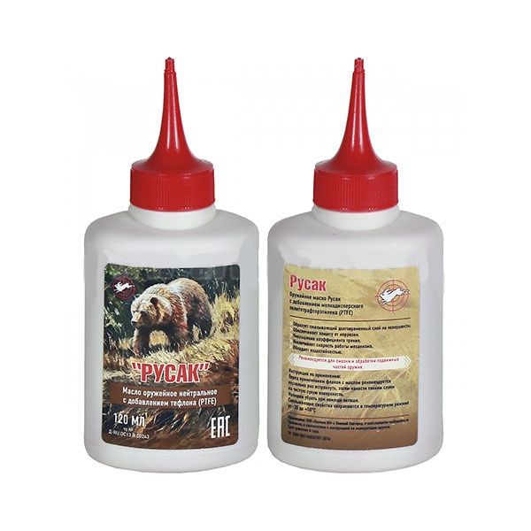 Масло "Русак" нейтральное с тефлоном 120мл. Фото №2 Масло "Русак" нейтральное с тефлоном 120мл. Фото №2