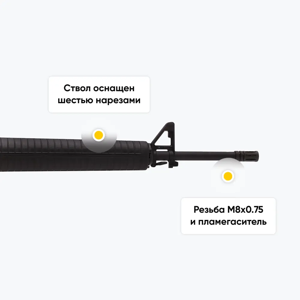 Карабин Walther Colt M16, калибр 22Lr (190032) (Semiauto). Фото №14