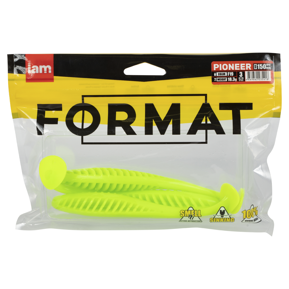 Силиконовая приманка Format Pioneer, 150мм, цвет F19 (3шт. упак). Фото №1 Силиконовая приманка Format Pioneer, 150мм, цвет F19 (3шт. упак). Фото №1