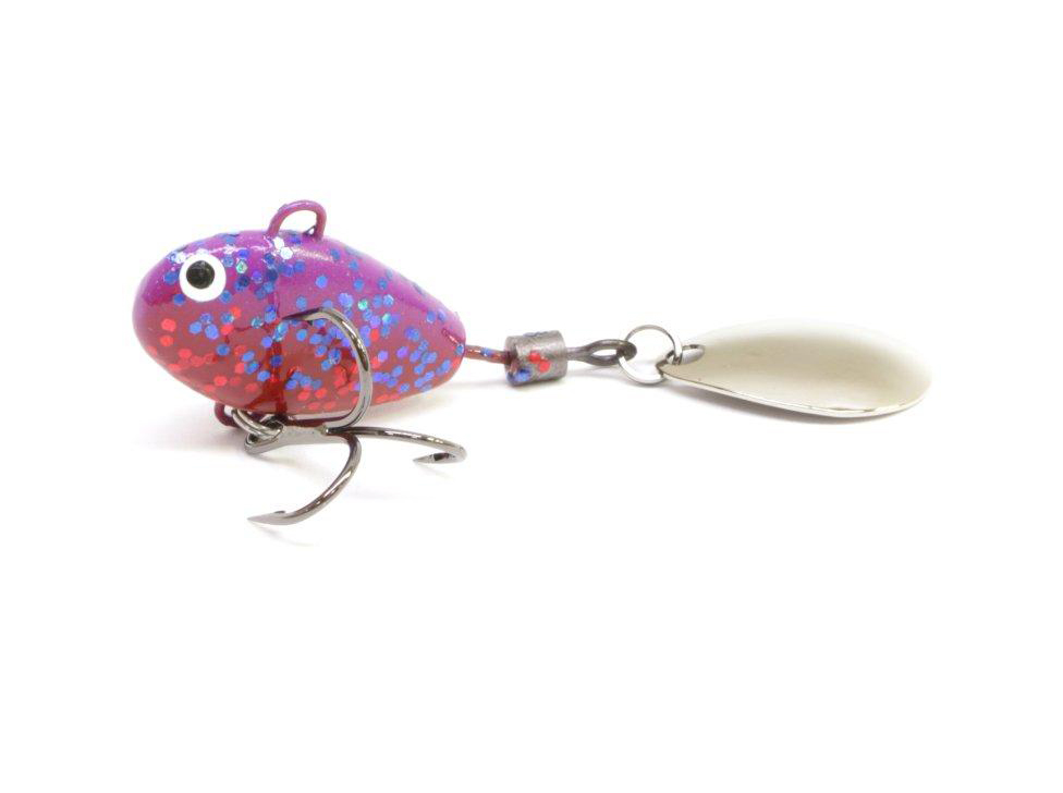 Тейл-спиннер UF Studio Hurricane 25мм, 14гр, цвет (Cosmos). Фото №1 Тейл-спиннер UF Studio Hurricane 25мм, 14гр, цвет (Cosmos). Фото №1