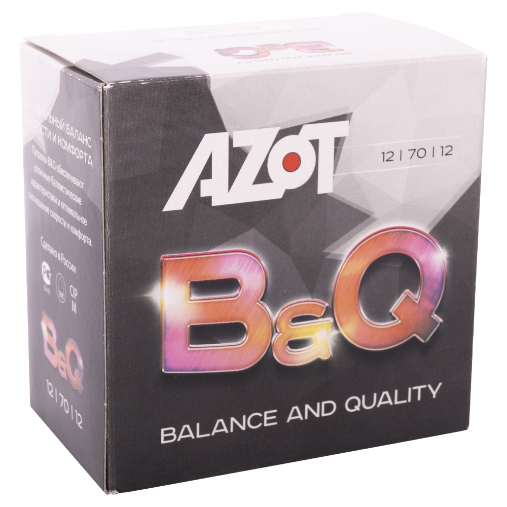 Патрон АЗОТ 12/70  охотничий дробовой B&Q  32г б/к №4 (пачка 25 шт) (в коробке 250шт). Фото №4