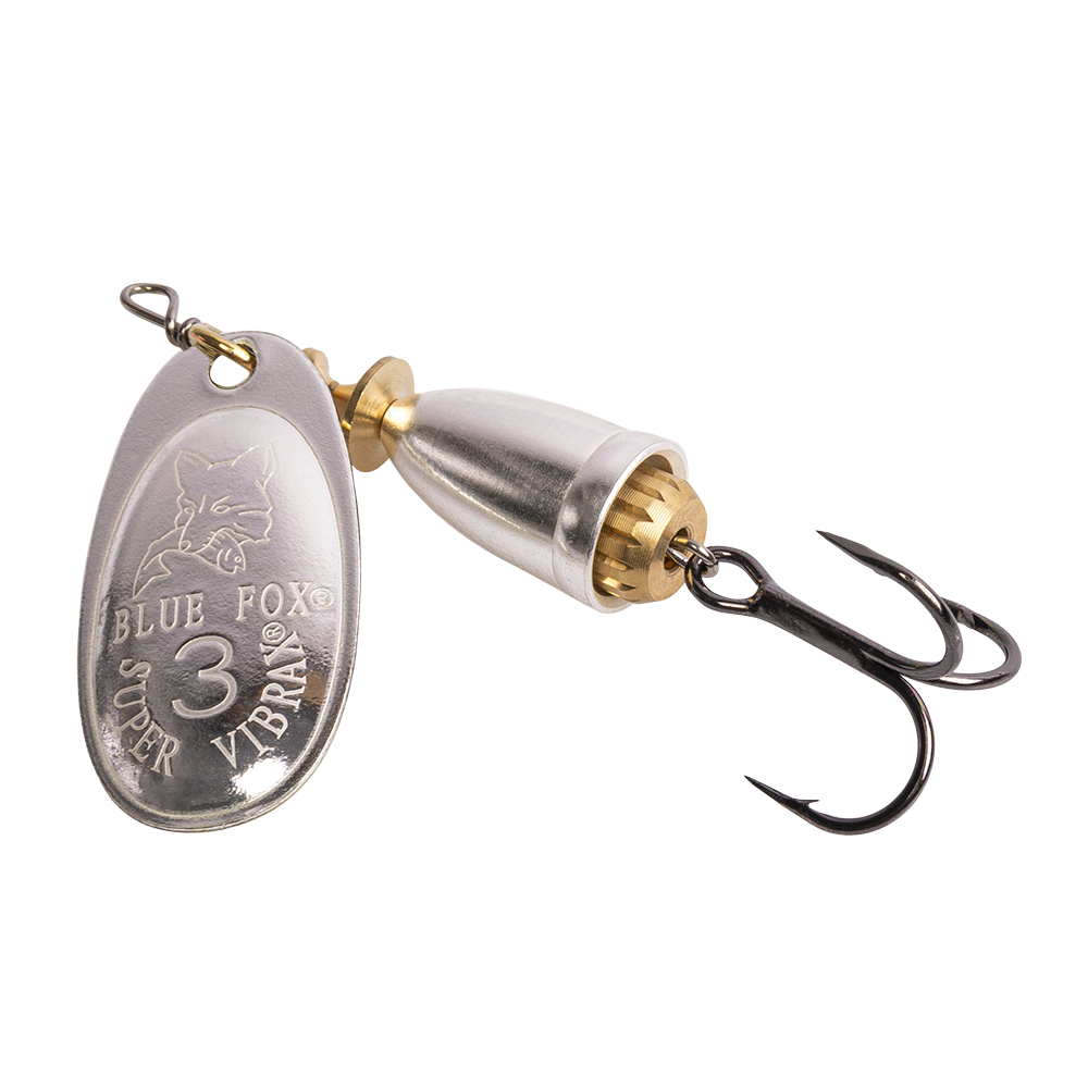 Блесна вращающаяся Blue Fox Vibrax Original №3, 8гр, цвет (S) серебро. Фото №2