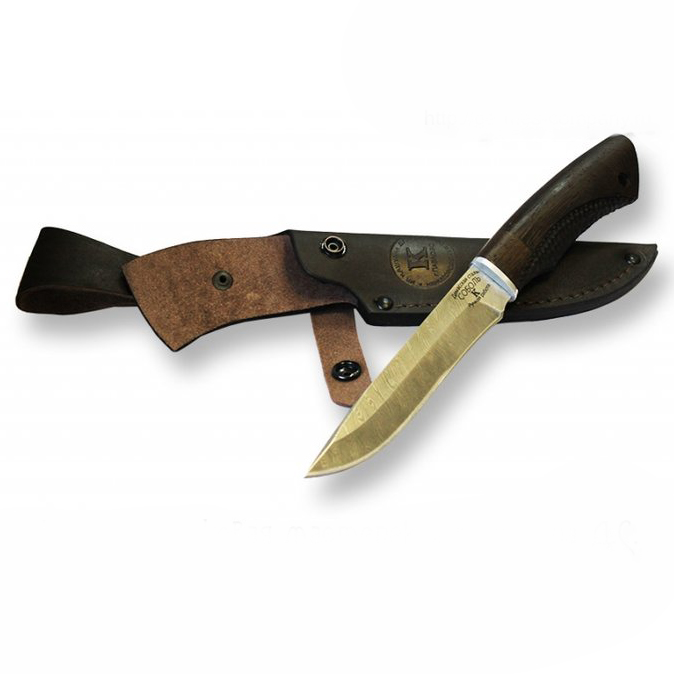 Нож "Соболь" (Дамаск без рисунка) (Кашулин). Фото №2