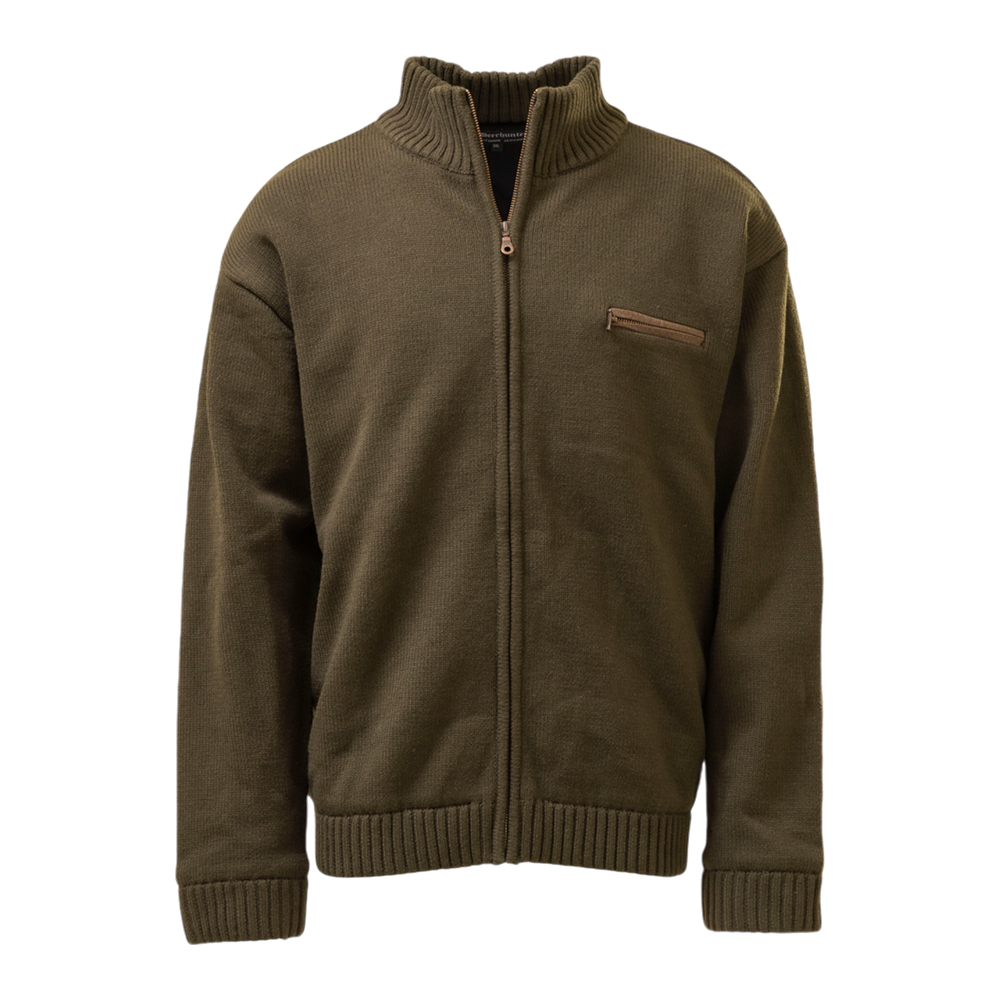 Свитер Aston вязанный с молнией (Deerhunter), р. XXXL. Фото №1