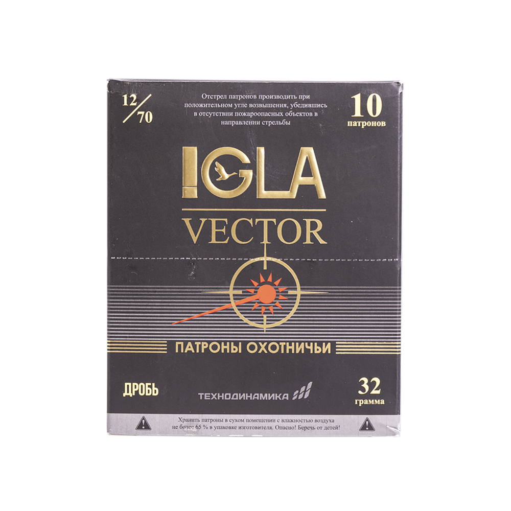Патрон дробовой охотничий со световым элементом IGLA-VEKTOR 32 гр.12/70 №7 (пачка 10 шт., кор. 250 шт.). Фото №5 Патрон дробовой охотничий со световым элементом IGLA-VEKTOR 32 гр.12/70 №7 (пачка 10 шт., кор. 250 шт.). Фото №5