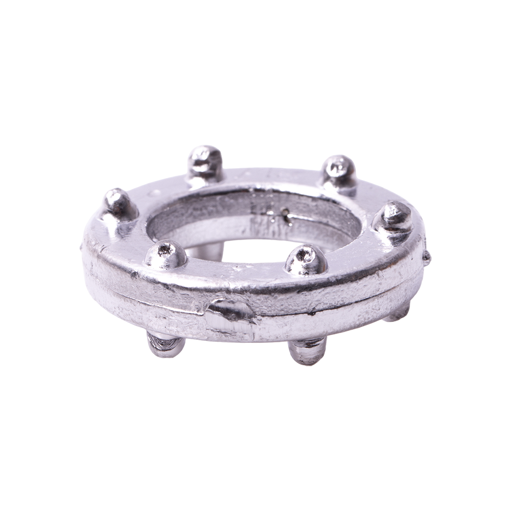 Груз "Кольцо с шипами и ушком" 100 гр.. Фото №3